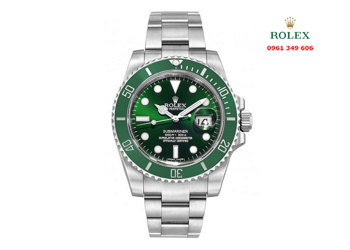 Đồng hồ nam Rolex Submariner Green Date 116610LV chính hãng