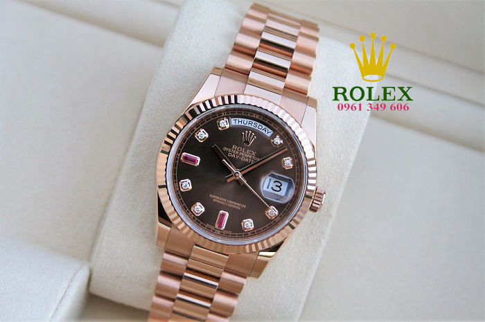Rolex vàng hồng Day Date 118235F-0093