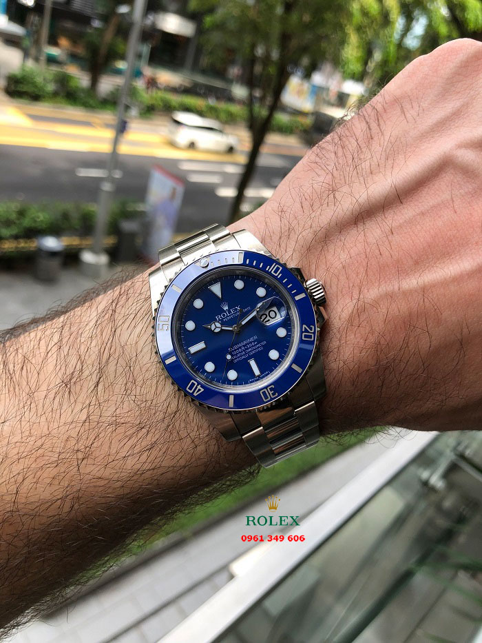 Đồng hồ Rolex chính hãng Rolex mặt xanh dương 116619LB
