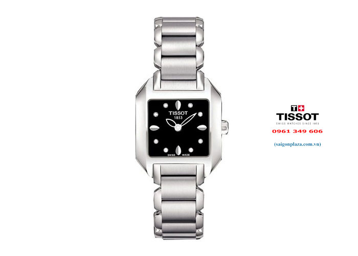 đồng hồ mặt vuông nữ chính hãng Tissot T02.1.285.54
