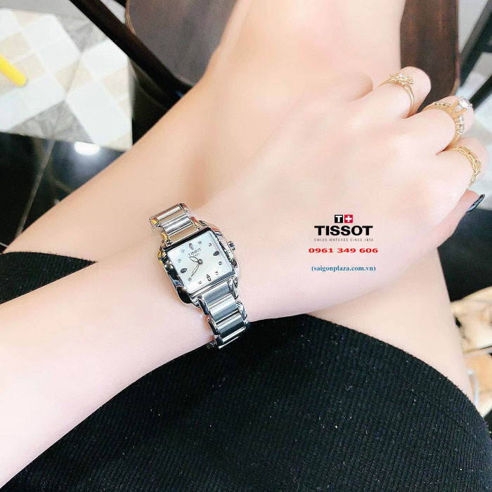 đồng hồ đeo tay nữ dễ thương Đồng hồ hãng Tissot T02.1.285.74