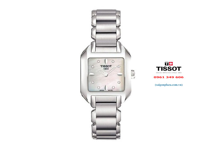 đồng hồ mặt vuông nữ Đồng hồ Tissot T02.1.285.74