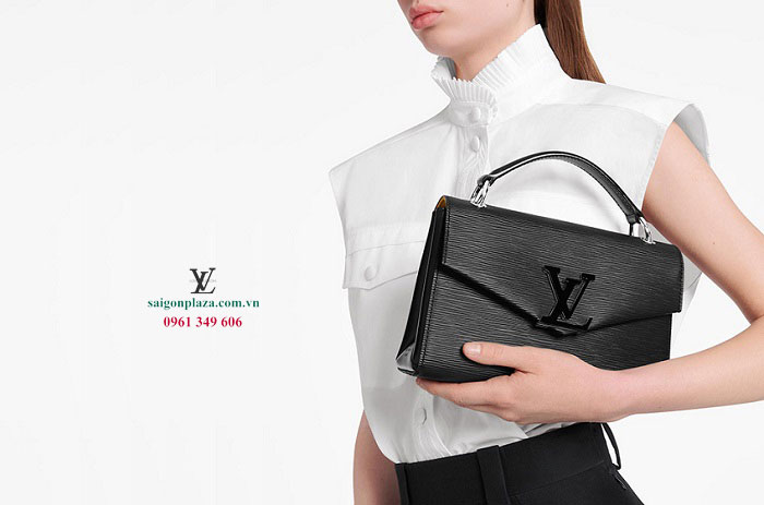 Túi cầm tay doanh nhân nữ LV Louis Vuitton Pochette Grenelle da bò