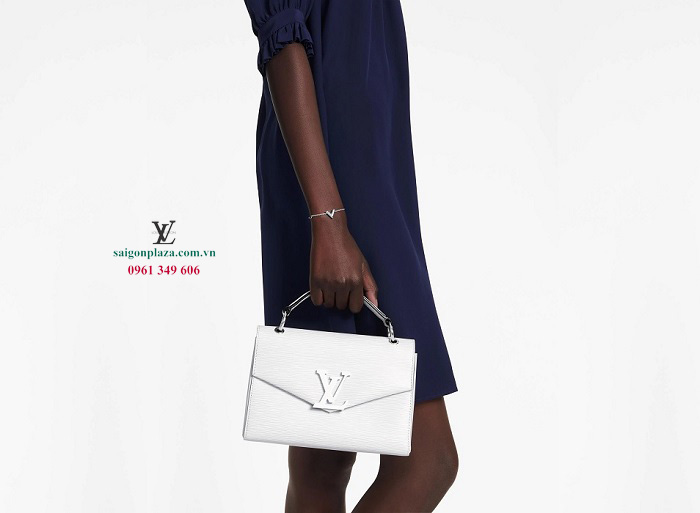 Shop túi xách thời trang uy tín Louis Vuitton Pochette Grenelle Màu Trắng