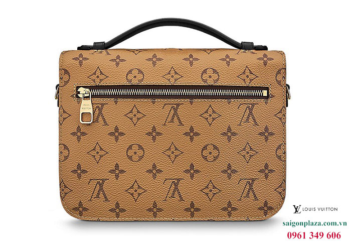 Túi nữ da mềm túi lót da lộn LV Louis Vuitton Pochette Metis Monogram M44876