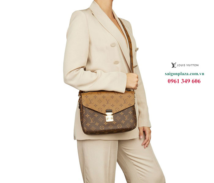 Túi LV Louis Vuitton nữ chính hãng Pochette Metis Monogram M44876