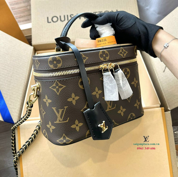Túi LV cao cấp giá rẻ Louis Vuitton Vanity PM Monogram M45165