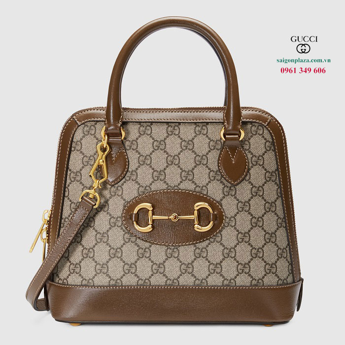 Cửa hàng túi nữ chính hãng đẹp Gucci Horsebit 1955 small top handle bag‎ 621220 92TCG 8563