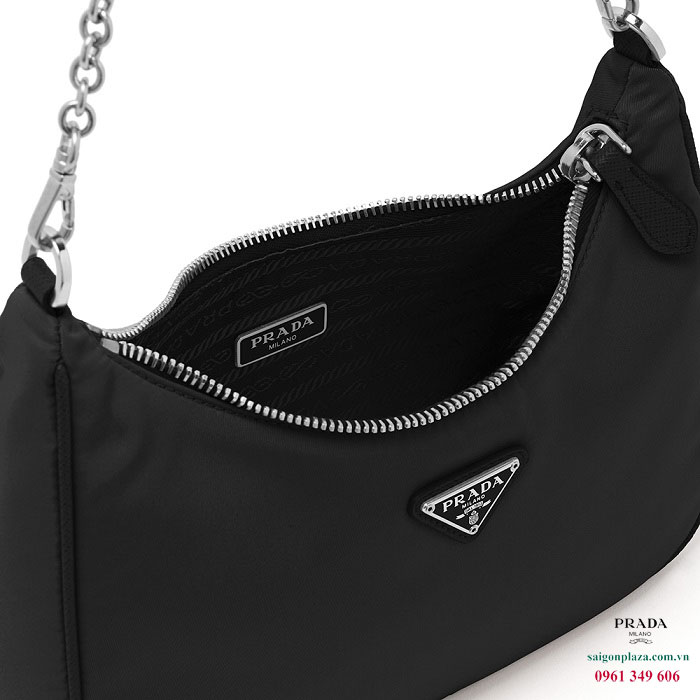 Túi nữ hàng hiệu cao cấp khóa kéo Prada Re-Edition 2005 Nylon