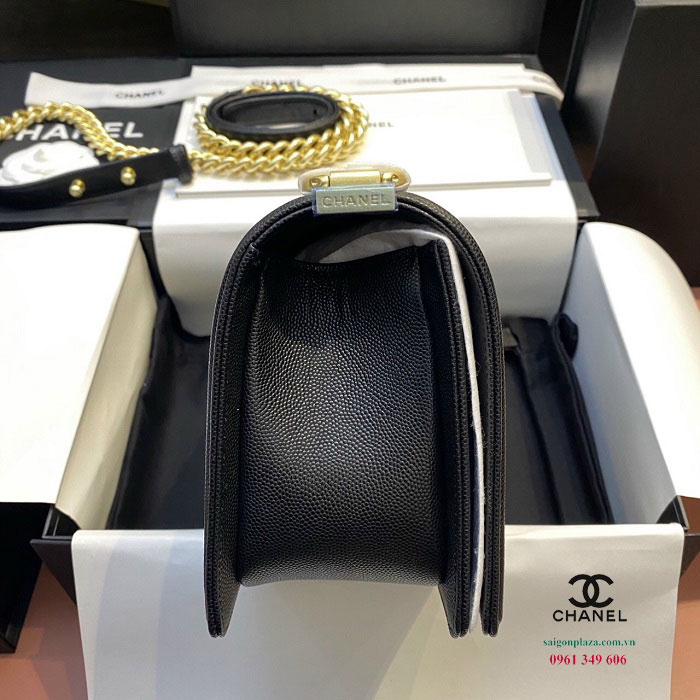 Shop túi nữ Chanel boy chính hãng TPHCM Chanel da hạt màu đen