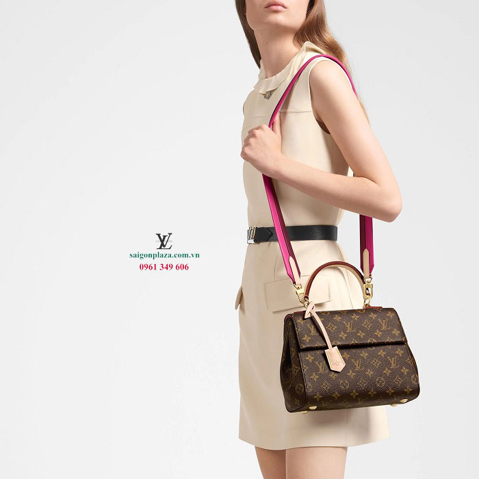 Shop túi xách da tiệm túi da nổi tiếng việt nam Louis Vuitton Cluny BB Monogram M42738