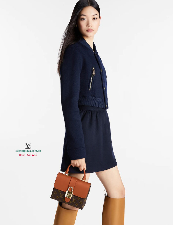 Bộ túi thời trang mốt mới nhất Louis Vuitton LV Locky BB Monogram M44654