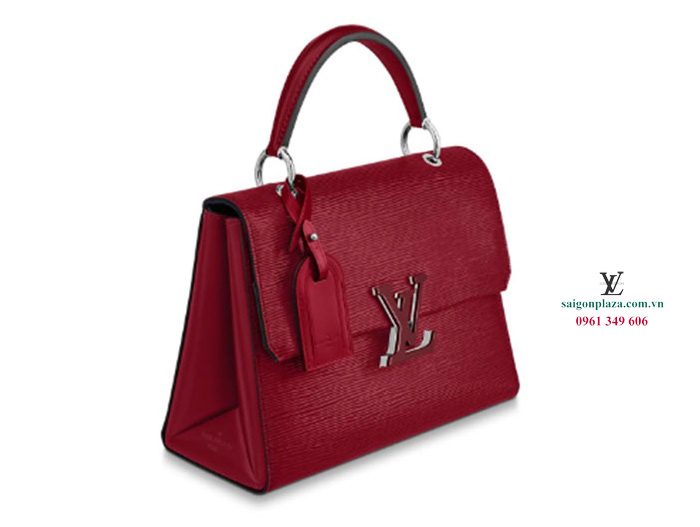 túi hàng chuẩn loại 1:1 siêu cấp like auth LV Louis Vuitton Grenelle PM Màu đỏ đô