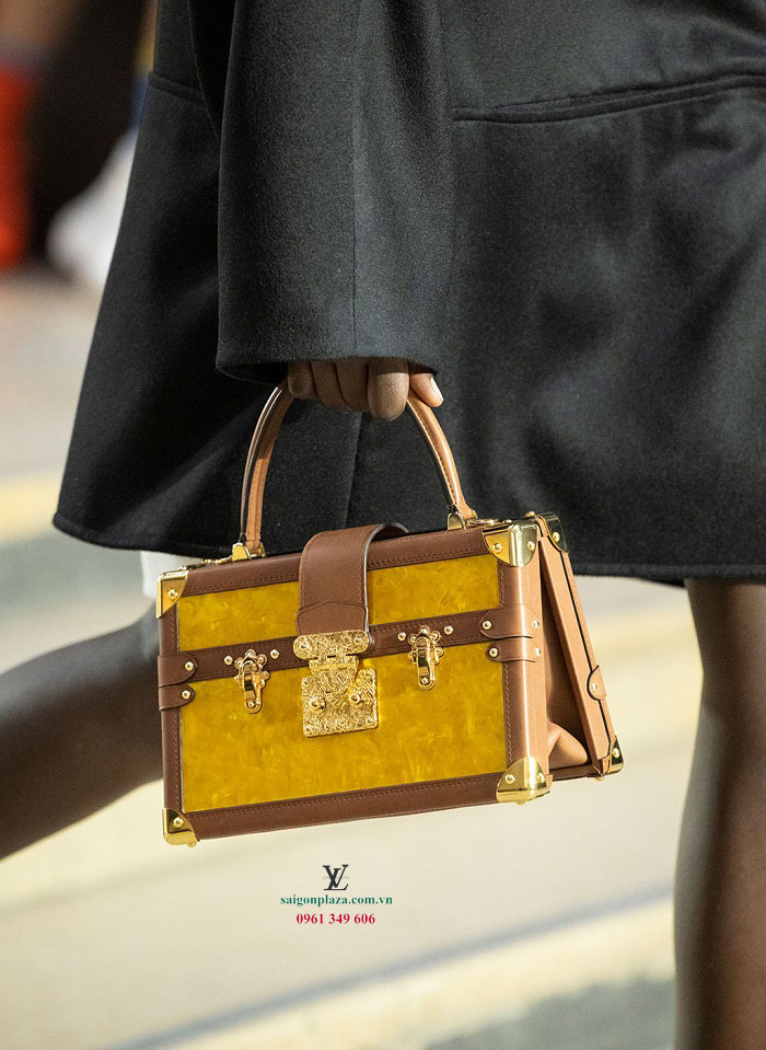 Túi nữ cầm tay hàng hiệu chính hãng LV Louis Vuitton Petite Malle V M46309