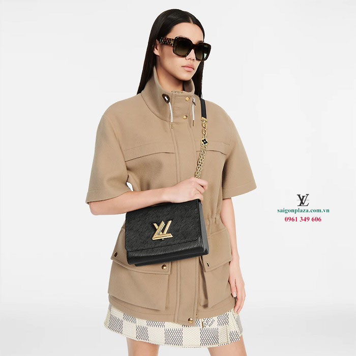 Túi nữ đẹp cầm tay sang trọng LV Louis Vuitton Twist MM M59402