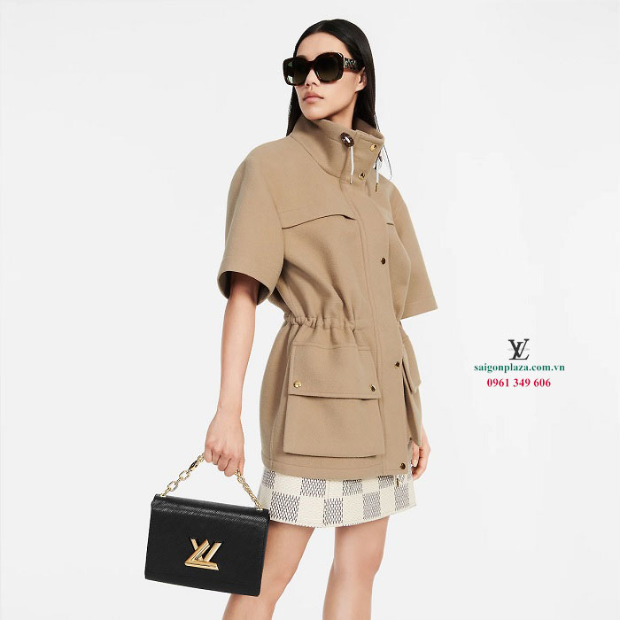 Túi đeo vai nữ túi nữ đeo vai víp chính hãng LV Louis Vuitton Twist MM M59402