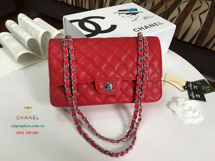Store túi xách chính hãng nữ Chanel 2.55 đỏ cao cấp Sài Gòn TP HCM 