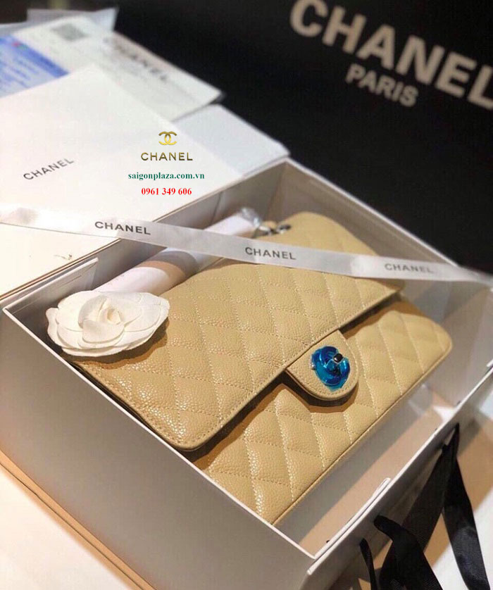 Túi Chanel kiểu dáng cổ điển Chanel 2.55 Classic da hạt