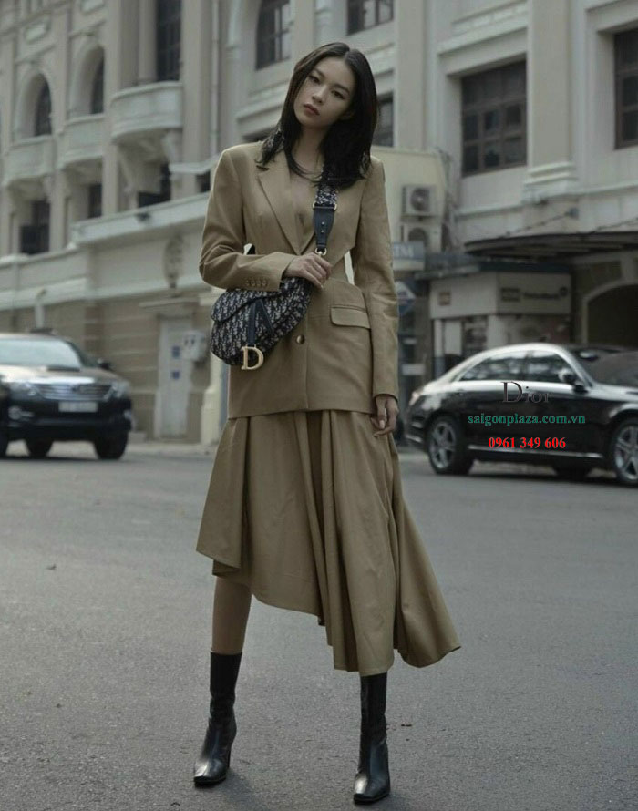 Túi đeo vai nữ túi đeo chéo nữ túi công sở nữ Dior Saddle Bag