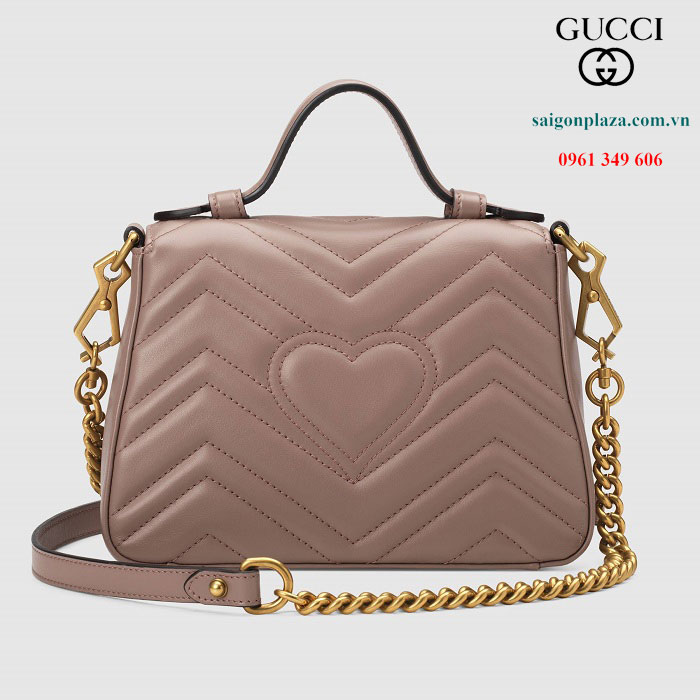 Túi xách thương hiệu nổi tiếng Gucci GG Marmont Mini Top Handle Bag
