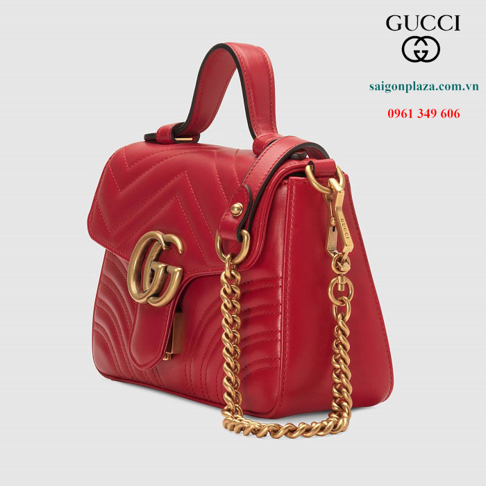 túi xách chính hãng tphcm Gucci GG Marmont Mini Top Handle Bag