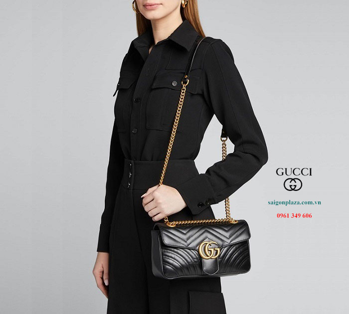 Túi da nữ Đồ da nữ Đà Nẵng Gucci Marmont Matelasse Shoulder Bag
