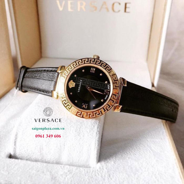 Đồng hồ Versace quai da nữ cao cấp Versace V16050017