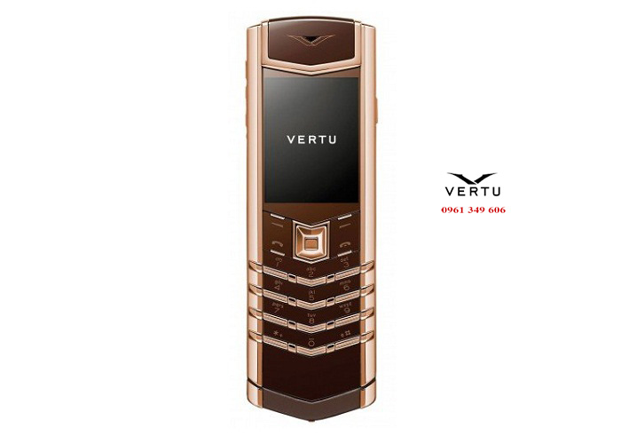 Vertu vàng hồng Vertu Signature S Pure Chocolate Rose Gold VT 124