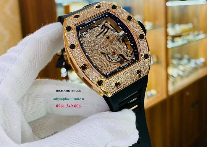 Bộ sưu tập 7 mẫu đồng hồ cao cấp  Richard Mille Diamond Bạch Mã