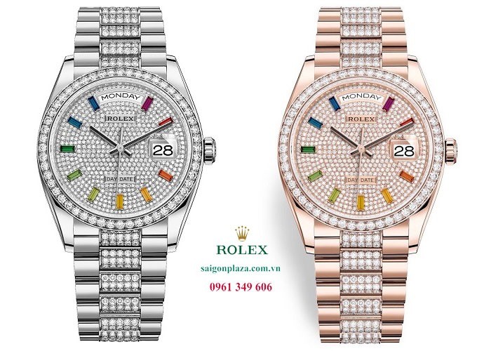 Đồng hồ nam hàng hiệu Rolex Day-Date 128349RBR-0012