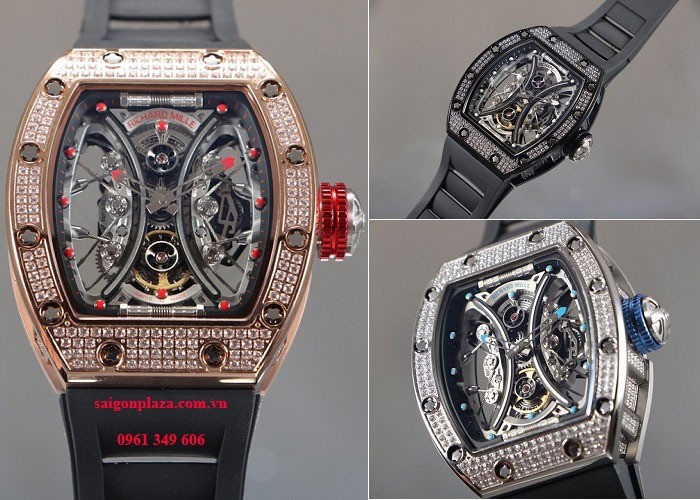 Bộ sưu tập 3 mẫu đồng hồ Richard Mille RM53-01 Polo Tourbillon Diamonds