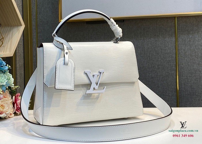 Túi nữ hàng hiệu Louis Vuitton Grenelle PM Màu Trắng