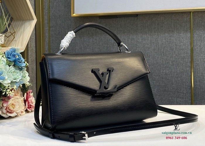 Túi nữ hàng hiệu Louis Vuitton Pochette Grenelle Màu Đen