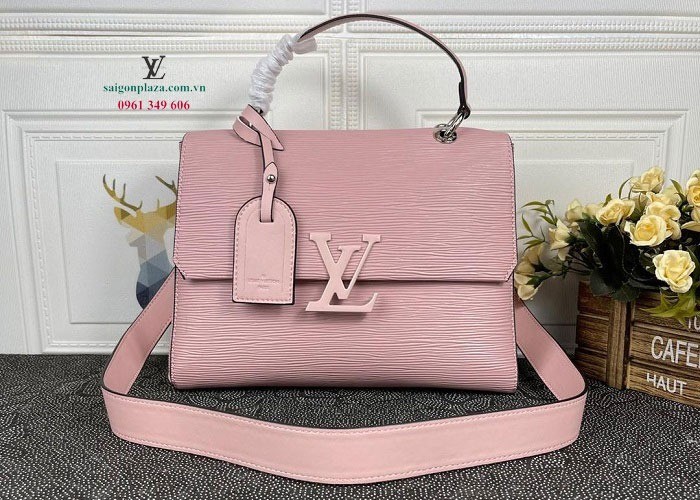 Túi nữ hàng hiệu Louis Vuitton Grenelle PM Màu Hồng